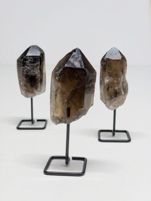 espécime de quartzo fumê