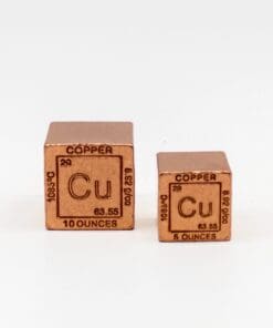 cubos de cobre puro