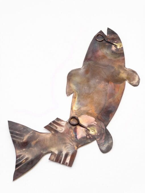 peixe de arte de cobre