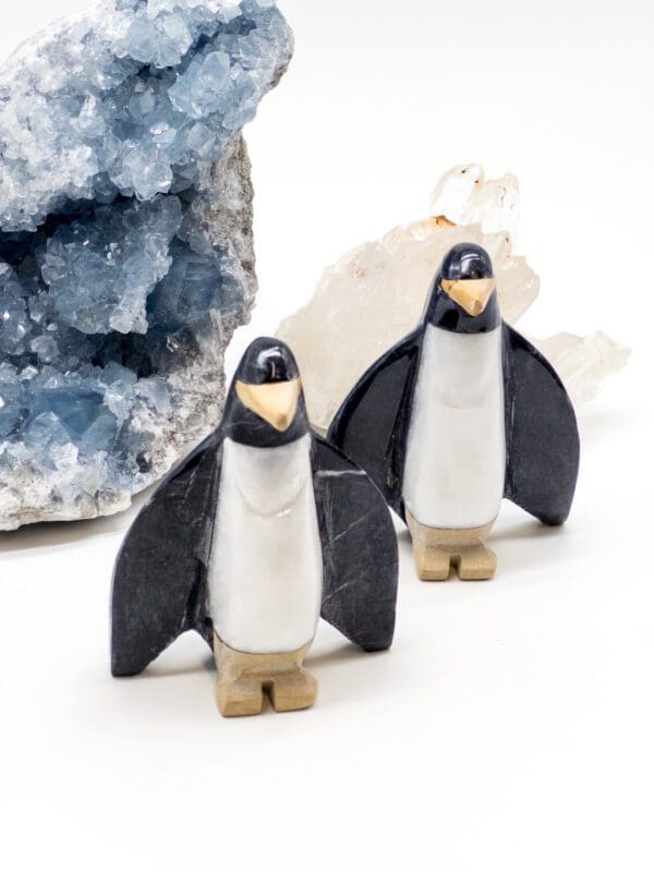 onyx penguin carving