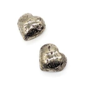 Beautiful and Unique: Pyrite Carved Hearts from Peru