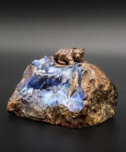 blå opal udskæring