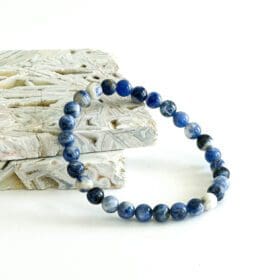 Sodalite Stone Bracelet - 4mm Beads with Powerful Sodalite Crystal Meaning