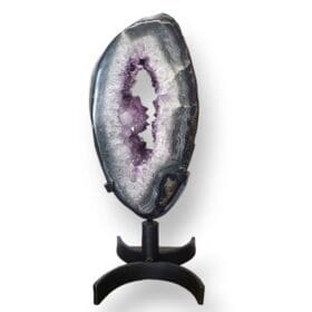 Amethyst Portal on a Rotating Stand - Extra Quality Uruguay Amethyst Crystal