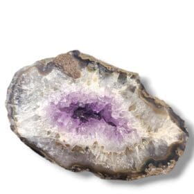 Amethyst Cut Geode - Dazzling Showcase of Nature's Artistry