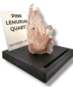 Pink Lemurian Quartz Cluster from Santander